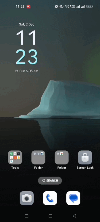 How to unhide apps on Oppo phone?