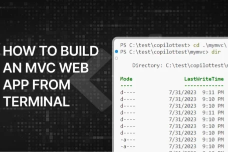 How to Build an MVC Web App from Terminal