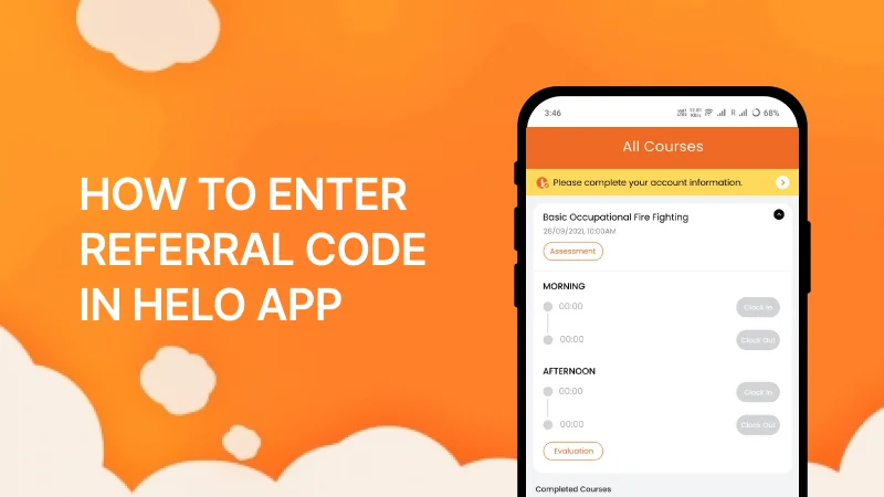 How to Enter Referral Code in Helo App