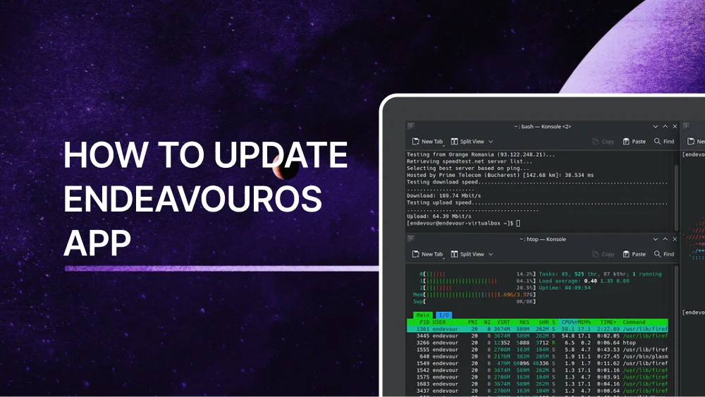 How to Update EndeavourOS App